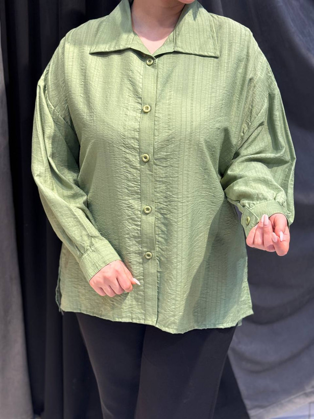 شومیز تابستانه خنک صورتی جنس کریسپو فریسایز