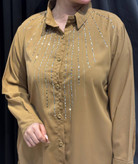 خرید آنلاین شومیز مجلسی قد ۹۰ سانت فریسایز